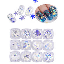 Christmas Nail Art Glitter Sequins Powder  AB Chameleon Hexagon Flakes Manicure Decoration UV Gel Polish 3D Tips DIY Tool 2024 - buy cheap