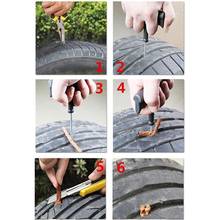 New Hot Boutique 5Pcs Auto Car Tyre Repair Puncture Recovery Tubeless Seal Plugs Strips Kit carros Exterior Automobile 2024 - buy cheap