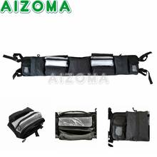 Utv grande rolo gaiola organizador saco de armazenamento ao ar livre 600d tecido oxford para yamaha polaris ranger rzr rctic gato kubota can-am 2024 - compre barato