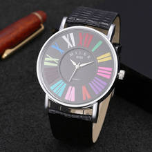 Miler relógio analógico feminino com pulseira de couro, da moda, para mulheres, casual, de quartzo, 2019 2024 - compre barato
