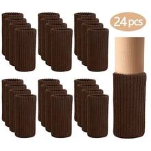 24 PCS Furniture Leg Socks Knitted Furniture Socks Chair Leg Floor Protectors for Avoid Scratches Furniture Pads Set 2024 - buy cheap