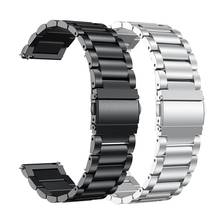 Pulseira de metal para xiaomi amazfit bip s lite pace, pulseira de 20mm, 22mm, pulseira inteligente para relógio gts 2 gtr stratos, acessórios 2024 - compre barato