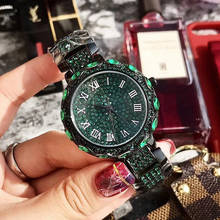 Reloj de lujo para mujer, con diamantes de imitación, brillante, 2020 2024 - compra barato