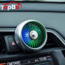 Автомобильный охлаждающий циркуляционный вентилятор, автомобильный вентиляционный вентилятор с красочным Светодиодный атмосферным освещением, 12 В, USB, аксессуары для салона автомобиля 2024 - купить недорого