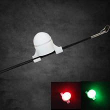 LotNight-Clip de punta de caña de pescar, alarma de mordedura de pescado, luz LED, alerta de golpe, barra luminosa, alarma de mordida, accesorios de pesca, 2 uds. 2024 - compra barato