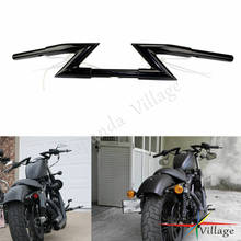 Papanda Motorbike Black 1" Z Bars Handlebar Drag Bar Custom for Harley Softail Dyna XL Sportster Chopper Bobber  2024 - buy cheap