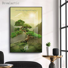 Buddhist Mood Canvas Poster Silk Fabric Modern Style Prints Party House Decor Room#20-1005-42 2024 - buy cheap