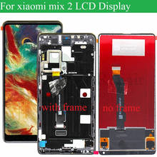 Tela lcd com touch screen, digitalizadora, montada com peça de reposição de moldura, original, 5.99 lcd para xiaomi mi mix 2 2024 - compre barato