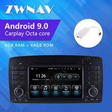 ZWNAV Android 9 4G+64G car radio For Mercedes Benz R Class W251 R300 R350 R63 GPS navigation DVD player multimedia system 2024 - buy cheap