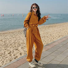 Women Long Sleeve Spring Autumn Loose Casual Wide Leg Jumpsuits Female Streetwear Hip Hop One Piece Cargo Pants Overalls Romper 2024 - buy cheap