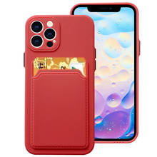 For Samsung Galaxy A12 Case Original Liquid Silicone Card Slots Soft Case for Samsung Galaxy A12 A 12 12A SM-A125F/DS 6.5'' Capa 2024 - buy cheap