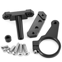 Estabilizador de dirección ajustable para motocicleta Yamaha YZF R15 V3 2017-2019, kit de montaje de soporte, Base CNC, accesorios de aluminio 2024 - compra barato