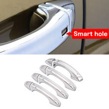 Hivotd For Skoda Kodiaq ABS Chrome Door Handle Cover Trim Exterior parts chromium styling decoration auto accessories 2017-2019 2024 - buy cheap