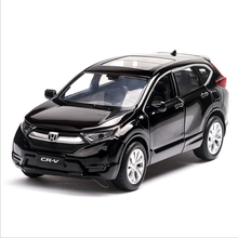 Modelo de coche familiar Honda CRV para niños, simulación de coche de fuerza de retorno, SUV, juguetes para niños, regalo de cumpleaños, Año Nuevo y Navidad, 1: 32 2024 - compra barato