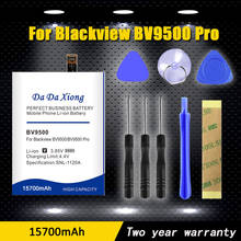 DaDaXiong 0 Cycle BV9500 Battery 15700mAh For Blackview Pro MT6763T 536380 High Quality Free Tools+Sticker 2024 - buy cheap