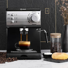 Donlim 20 Bar Coffee Machine Espresso Semiautomatic  Maker Steam Milk Foam Instant Dissolution espresso coffee maker 1.5L 2024 - buy cheap