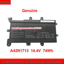 Genuine A42N1713 Battery A42L85H for Asus G703GI-73500T G703GI-WS91K G703VI-E5158T 14.4V 5000mAh 74Wh 2024 - buy cheap