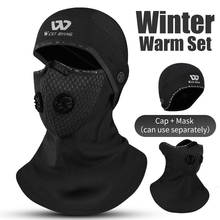 WEST BIKING Winter Warm Cycling Headwear Sport Scarf With Activated Carbon Filter Ski Motorcycle Fleece Balaclava Head Cap Hat 2024 - buy cheap