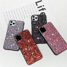 Fashion Luxury Glitter Sequin Phone Case for IPhone 11 Pro Max 6 6s 7 8 Plus Symphony Protective Cover for IPhone X XS MAX XR 2024 - buy cheap