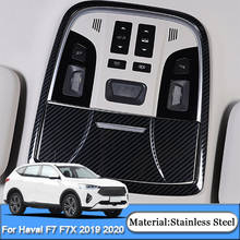 Para haval f7 f7x 2019 2020 estilo do carro frente luzes de leitura traseira quadro lantejoulas adesivos automóveis decoração acessórios 2024 - compre barato