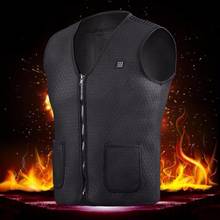 2021 New Electric Heating Vest Heated coat  USB Thermal Heating Coat Winter Warmer Vest Man and Woman Winter Thermal Warmer 2024 - buy cheap