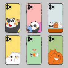 Cartoon Cute bear soft Case For iPhone 11 12 Pro Max mini 7 8 6 6s Plus XR X XS MAX se 2 silicon phone Cover panda fundas capa 2024 - buy cheap