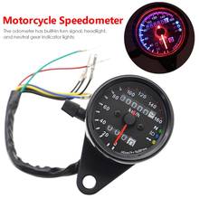Universal 12V Motorcycle Speedometer Odometer with Neutral Gear Turn Signal Headlight Indicator 2024 - buy cheap