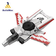 BuildMoc creator expert Vehicle Aircraft Building Blocks MOC creator expert Game Airplane Model Bricks Toys For Children 2024 - buy cheap