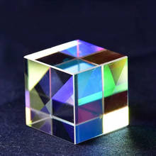 Cube Prism Defective Cross Dichroic Mirror Combiner Splitter Decor Transparent Module Optical Glass Class Toy Hot Selling 2024 - buy cheap