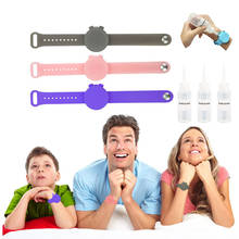 3 unidades de dispensador de desinfectante de manos para pulsera de chico adulto, Gel de lavado a mano con sanitizante, muñequera portátil, dispensador de mano J50 2024 - compra barato