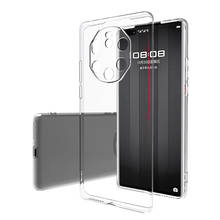 For Huawei Mate 40 RS Case Simple Slim Soft TPU Transparent Clear Phone Case For Mate 40 RS Cover 2024 - buy cheap