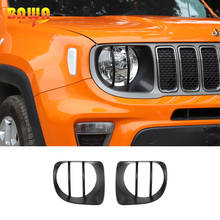 BAWA ABS Car Lamp Hoods for Jeep Renegade 2019+ Front Head Light Cover Accessories for Jeep Renegade Stickers 2024 - buy cheap