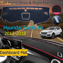 Para Hyundai Santa Fe 2013-2018 DM IX45 Anti-Slip Mat almohadilla de la cubierta del tablero sombrilla alfombra Dashmat Accesorios 2024 - compra barato