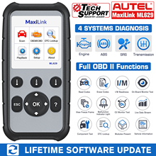 Autel-herramienta de diagnóstico Automotriz ML629 Pro, autoescáner OBD2, Automotriz 2024 - compra barato