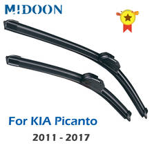 MIDOON-escobillas de limpiaparabrisas delanteras, limpiaparabrisas LHD, para KIA Picanto TA 2011-2017, 24 "+ 14" 2024 - compra barato