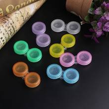 10Pcs contact lens L+R cases Storage Holder Soaking Container Travel Accessaries M6CD 2024 - buy cheap