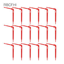 RBCFHl-aspersores de ahorro de riego de jardín, manguera de microa 120 ", 3/5mm, flecha curva roja, 60/200/1/8 Uds. 2024 - compra barato