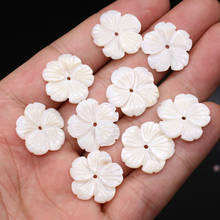 Natural Freshwater White Pendants Rectangle Punch loose beads for DIY Elegant Necklace Bracelet Jewelry Making 2024 - buy cheap