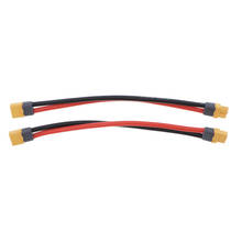 2 Pieces RC Lipo Battery 10AWG XT60 Plug Male/Female Extension Cable Wire 2024 - buy cheap