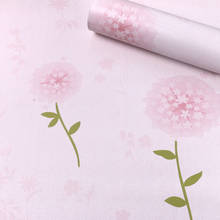 warm girl dormitory bedroom wallpaperPrincess pink self-adhesive wall stickerPVC Pink self-adhesive wallpaper 10 meters long 2024 - buy cheap