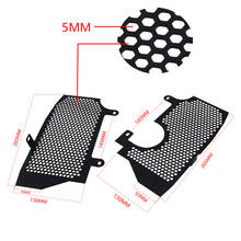 2019 New Motorcycle radiator grille guard protection for HONDA CRF1000L CRF 1000L Africa Twin 2016 2017 2018 2019 2024 - buy cheap