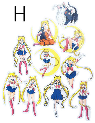 buy 100sheets lot amine hentai cartoon sailor moon stickers naklejki waterproof pegatinas kids sticker battle royale stikers in the online store shop4799011 store at a price of 28 usd with delivery specifications photos