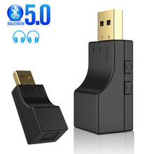 Transmisor de Audio 2 en 1 con Bluetooth 5,0, adaptador inalámbrico óptico USB + SPDIF de baja Lantency para TV, PC, transmisor Dongle de Audio USB 2024 - compra barato