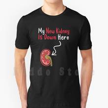 Kidney Transplant Recipient-Best Wishes Quotes Kidney Patient Donor T Shirt Print For Men Cotton New Cool Tee Cool Funny 2024 - buy cheap