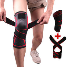 1PC Kneepad Elastic Bandage Pressurized Knee Pads Knee Support Protector for Fitness sport running Arthritis muscle joint Brace 2024 - buy cheap