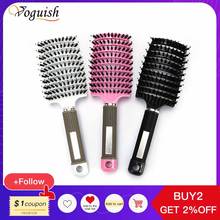 1Pcs Hairdressing Comb Anti-Static Curved Massage Comb Comb Styling Curly Hair Head Massager Brushy Hairbrush Professional Tools 2024 - buy cheap