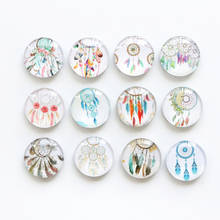 12pcs/lot Dream Catcher Fridge Magnet Cute Round Cartoon Magnetic Message Stickers for whiteboard kids gift Home Decoration 2024 - buy cheap