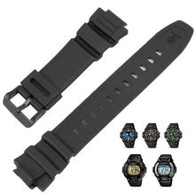 Watch Band For Casio 5434 MCW-100H W-S220  Silicone Rubber Men Lady Watch Strap Watch Accessories Watch Bracelet Chain 2024 - buy cheap
