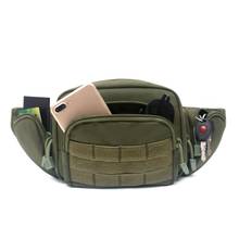 1000D Nylon Outdoor Tactical Waist Bag Hiking Camping Sling Backpack
