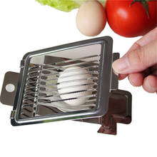 Cortador de ovos em aço inoxidável de qualidade, fatiador de morango, cortador de metal multifuncional, cortador de ovo, tomate, cortador de ovos de cozinha 2024 - compre barato